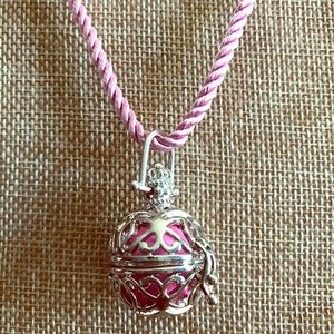 Harmony Ball Necklace on Turkish Silk Cord